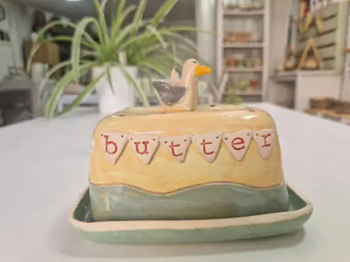 Click Here To Enlarge This Photo Of Seagull Butter Dish